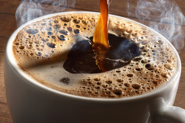 frisch aufgebrühter Kaffee