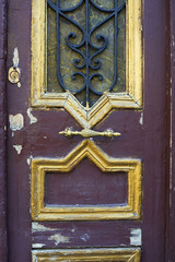 ancient door handle in Tbilisi,Georgia