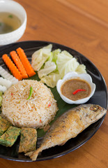 Fish curry rice VEGETABLES