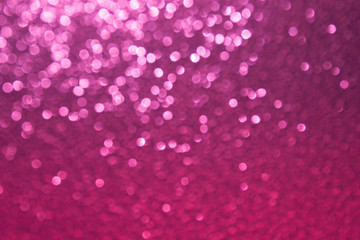 Abstract blurred background. Magenta background. Bokeh.