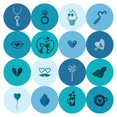 Happy Valentines Day Icons