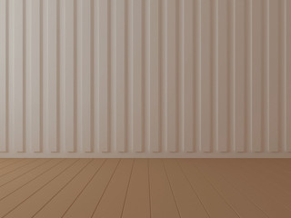 outdoor wall and floor color vintage 3d rendering