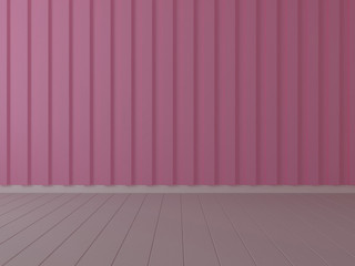 outdoor wall and floor color vintage 3d rendering