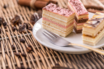 Three different pastries
