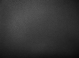 Fototapeta na wymiar black leather texture background surface