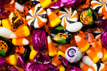 Fototapeta na wymiar mixed colorful candies.