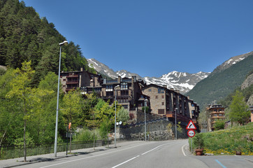 Spring view of Andorra