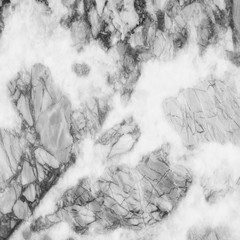Black and white marble texture for pattern and background
