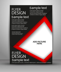 Flyer or Cover Design - Business Vector for publishing, print and presentation.