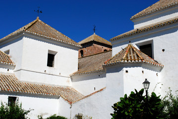 View of the Immaculate Conception church, Mijas.