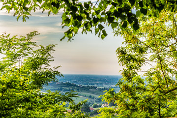 hilly countryside