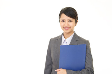 笑顔のビジネスウーマン