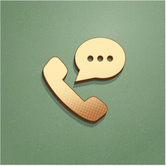 Ikona vintage z szumem i cieniem