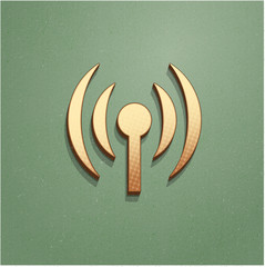 Ikona vintage z szumem i cieniem © vempireart