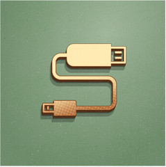 Ikona vintage z szumem i cieniem © vempireart