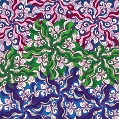 Mandala painting, abstract flower, illustration, pattern. Islamic, Arabic, Indian. Vintage pattern handmade decorative ornament. Royal vector design element