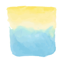 Hand painted watercolor backgrounds. Watercolor washes. Blue and