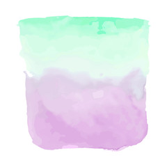 Hand painted watercolor backgrounds. Watercolor washes. Green an