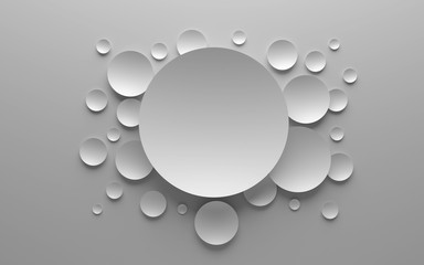 3D abstract background composition