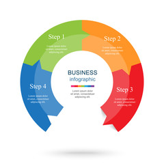Vector infographic template