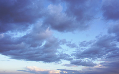 Obraz premium The clouds in the sky