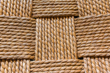 macro of chair weave