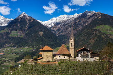 Rundkirche St. Georgen bei Schenna, Meran, S&uuml;dtirol