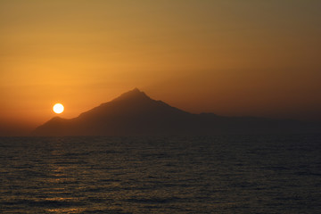 Fototapeta premium Greece, Sundown
