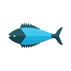 Fish Vector Design blue