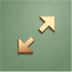 Ikona vintage z szumem i cieniem © vempireart