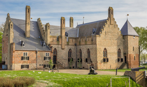 Historical castle Radboud in Medemblik
