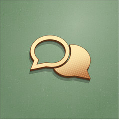 Ikona vintage z szumem i cieniem © vempireart