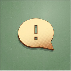 Ikona vintage z szumem i cieniem © vempireart