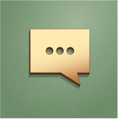 Ikona vintage z szumem i cieniem © vempireart