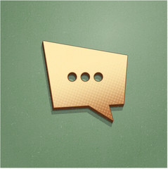 Ikona vintage z szumem i cieniem © vempireart