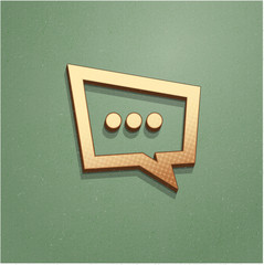 Ikona vintage z szumem i cieniem © vempireart