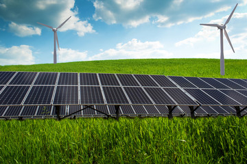 solar panel and renewable energy