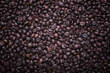 Pattern of coffee beans, Can use for background