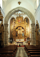 Fototapeta na wymiar Iglesia del Convento de Santa Clara, Retablo Mayor