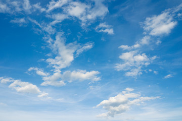 Fototapeta premium Cloudscape over horizon. Heaven.