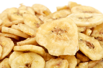 Obraz na płótnie Canvas dried banana chips