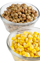 image of cooked peanut and corns.