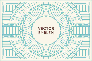 Vector poster design template and greeting card with copy space