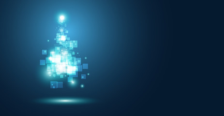 albero di natale, luce, sorpresa, magia © xyz+