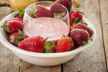 strawberry smoothies