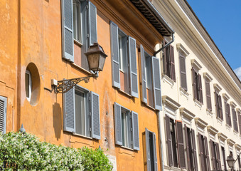 Fototapeta na wymiar Traditional italian alley