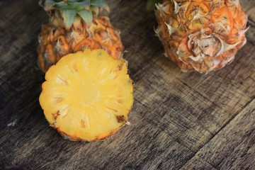 fresh pineapple sweet fruit