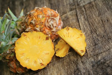 fresh pineapple sweet fruit