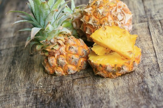 fresh pineapple sweet fruit