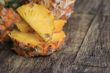 fresh pineapple sweet fruit